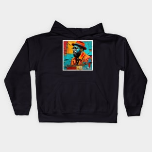 Thelonious Monk // Paper Art Kids Hoodie